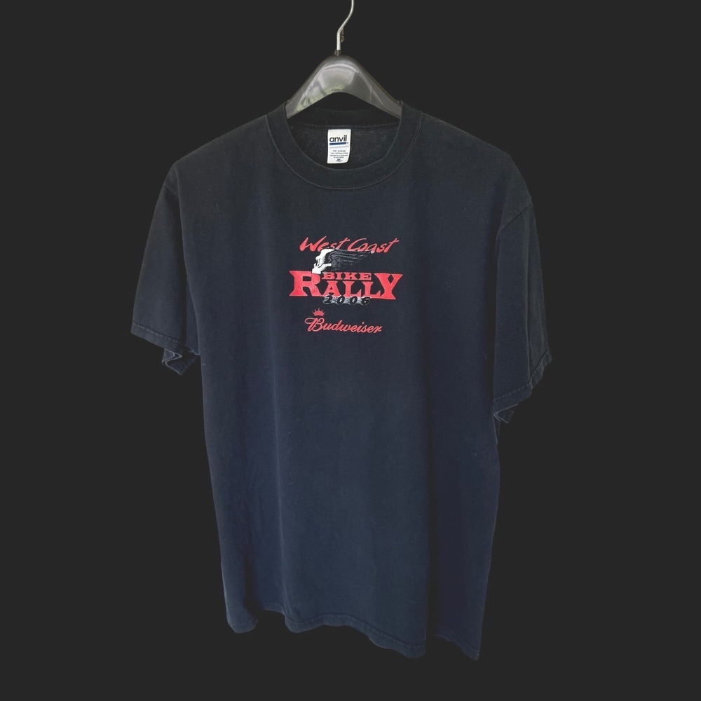 Y2K‎ West Coast Bike Rally 2006 Choppers T-Shirt XL Black Graphic Tee